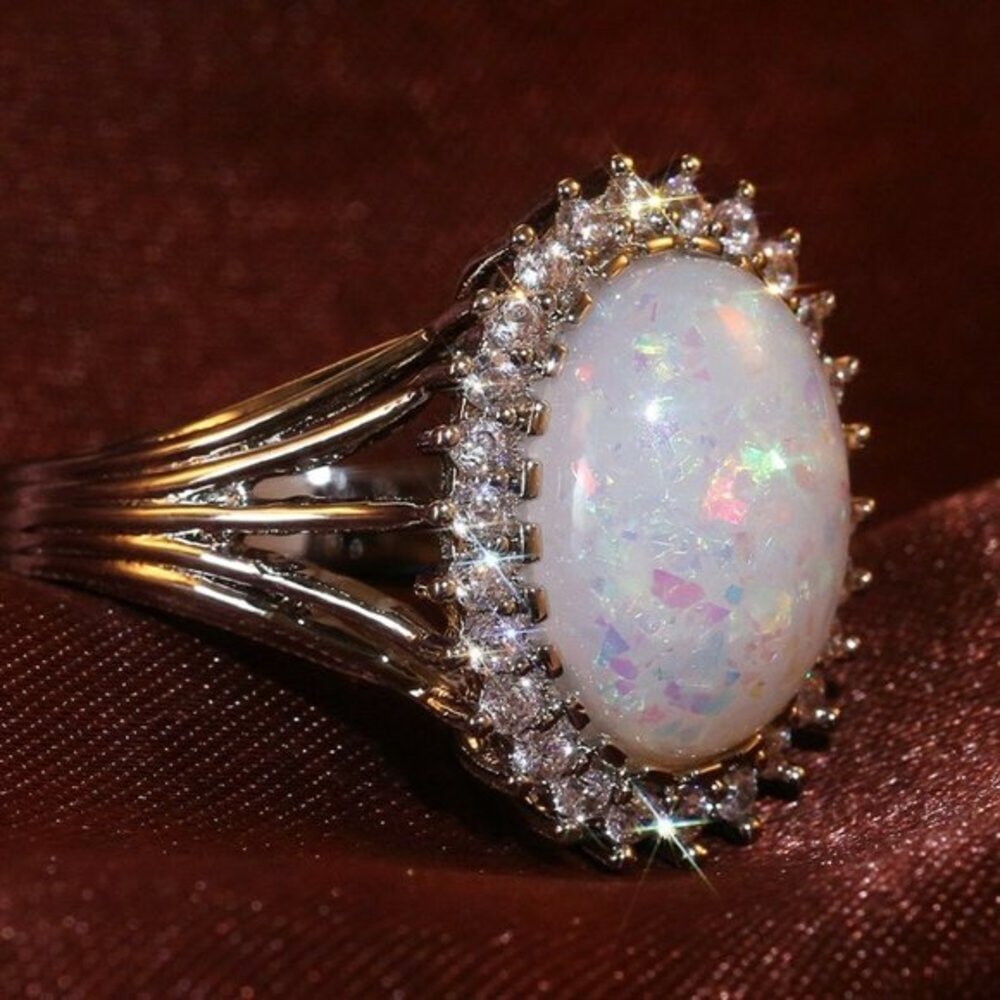 OPAL BRIDAL RING - Picture 3 of 3